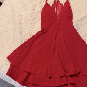 Beautiful red sexy dress by Emerald Sundae. Size M